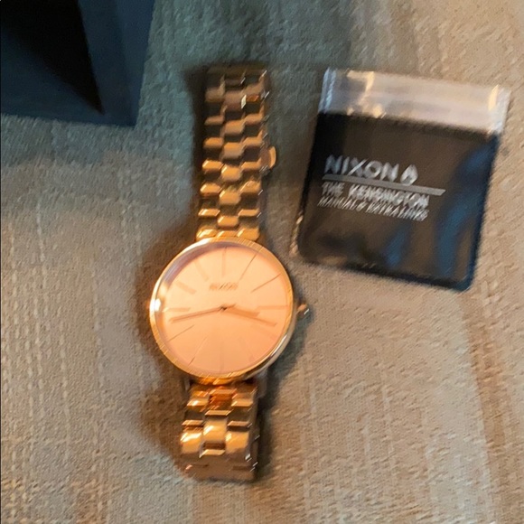 Nixon The Kensington Rose Gold Watch